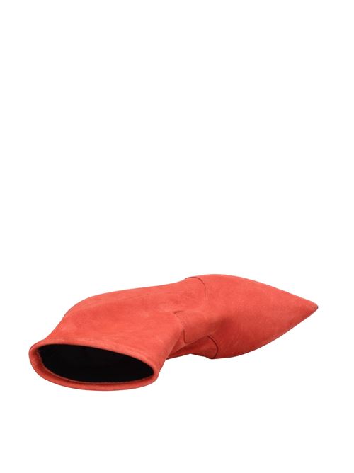 Tronchetti Blade in camoscio CASADEI | 1R665E120HCYBER RED
